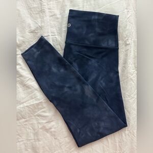 WunderTrain HR Sz 8 25” EUC Diamond Dye Navy Blue